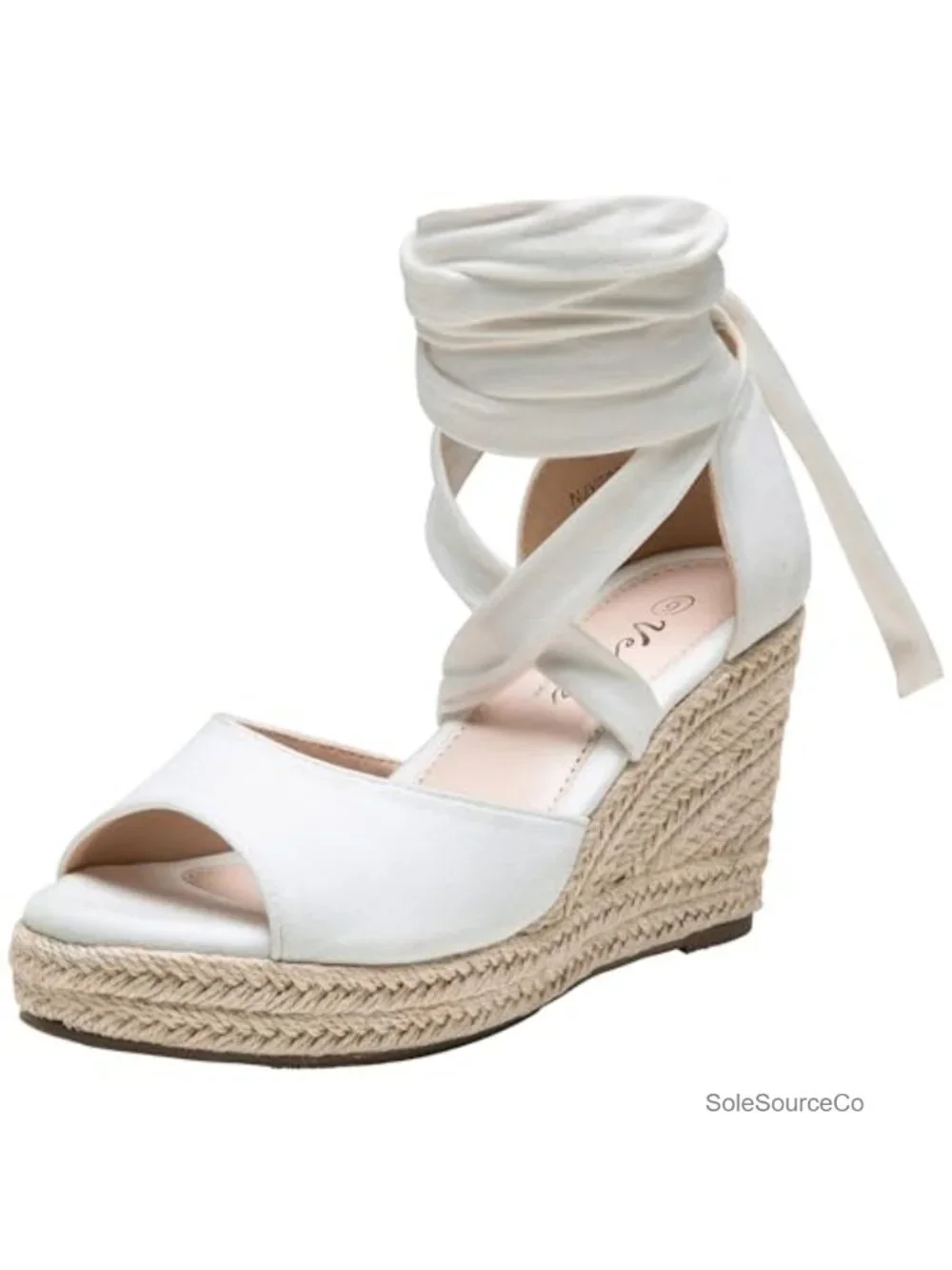 Vepose Women's Espadrille Wedge Sandals Lace Up Open Toe Platform 3.5